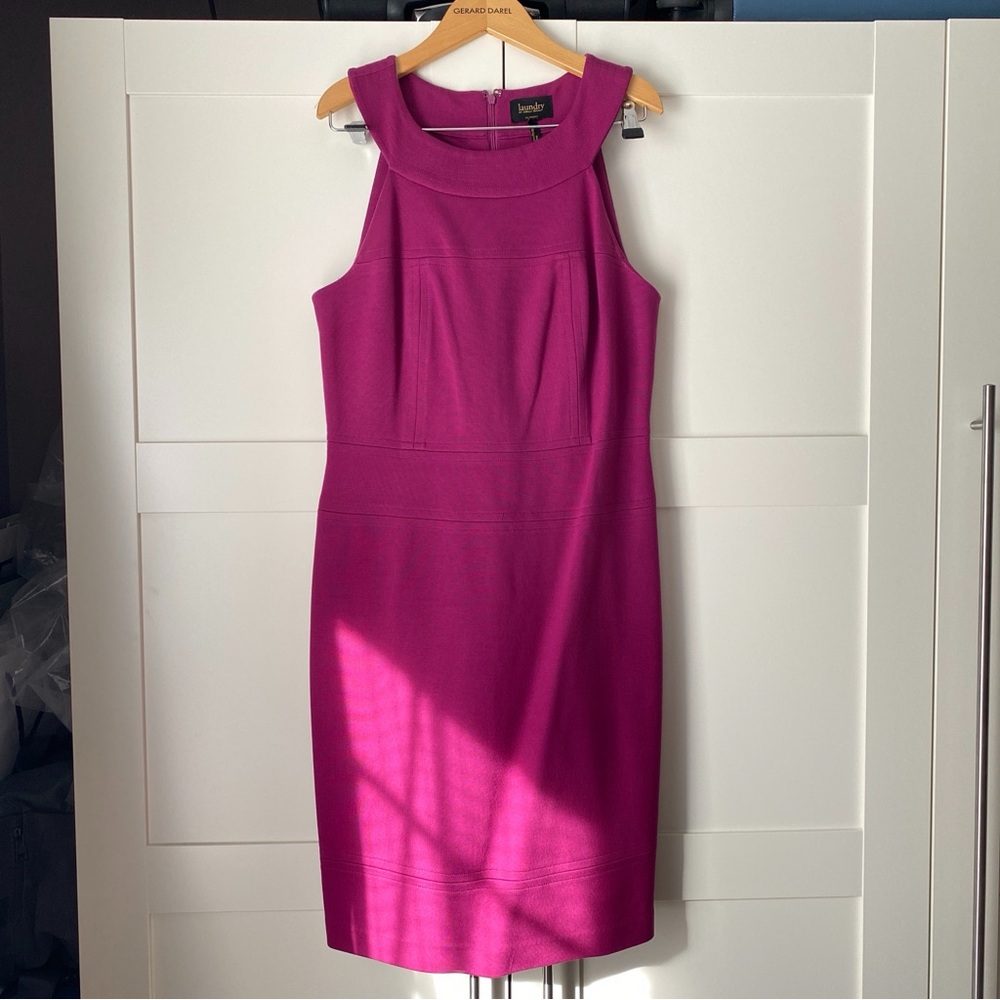 Laundry By Shelli Segal Plum Shift Dress